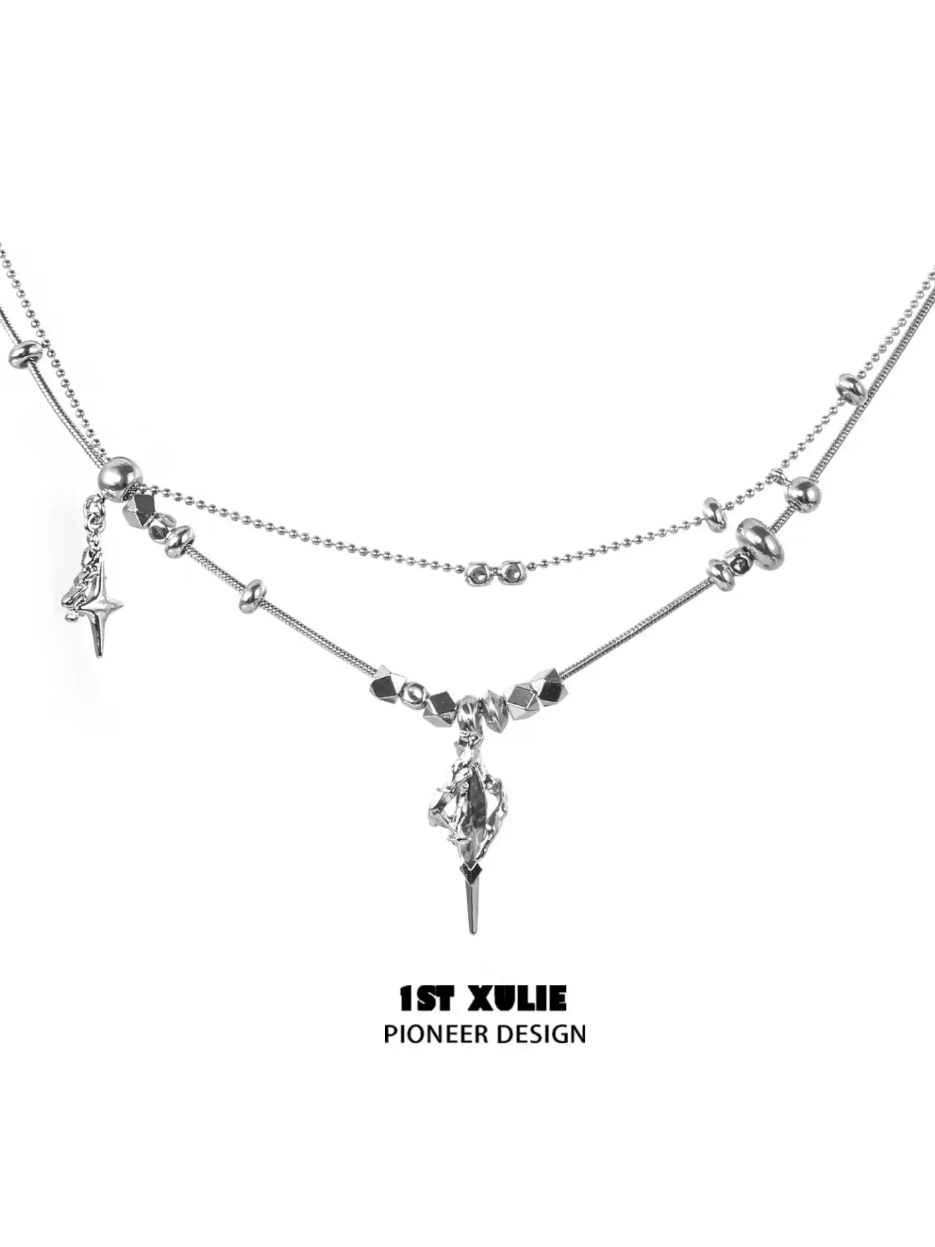 24K Gold & 18K Platinum Plated Moissanite Diamond Necklace for Women | Luxury Wedding Jewelry Gift | Perfect for Anniversary, Engagement & Special Occasions