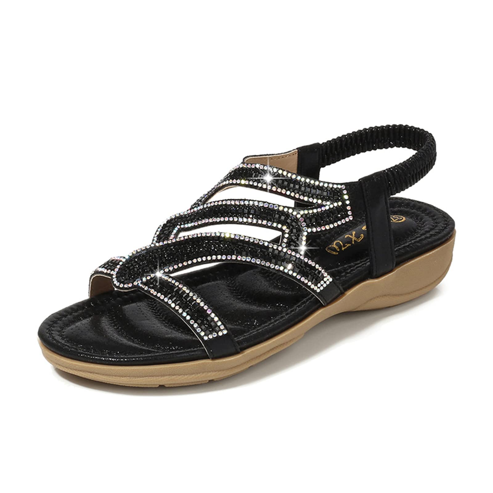 Women's Casual Slide Sandals - Comfortable Summer Flat Sandals for Ladies, Slingback Gladiator Travel Sandals, Sizes 5-11 | Perfect for Beach, Vacation, and Everyday Wear
