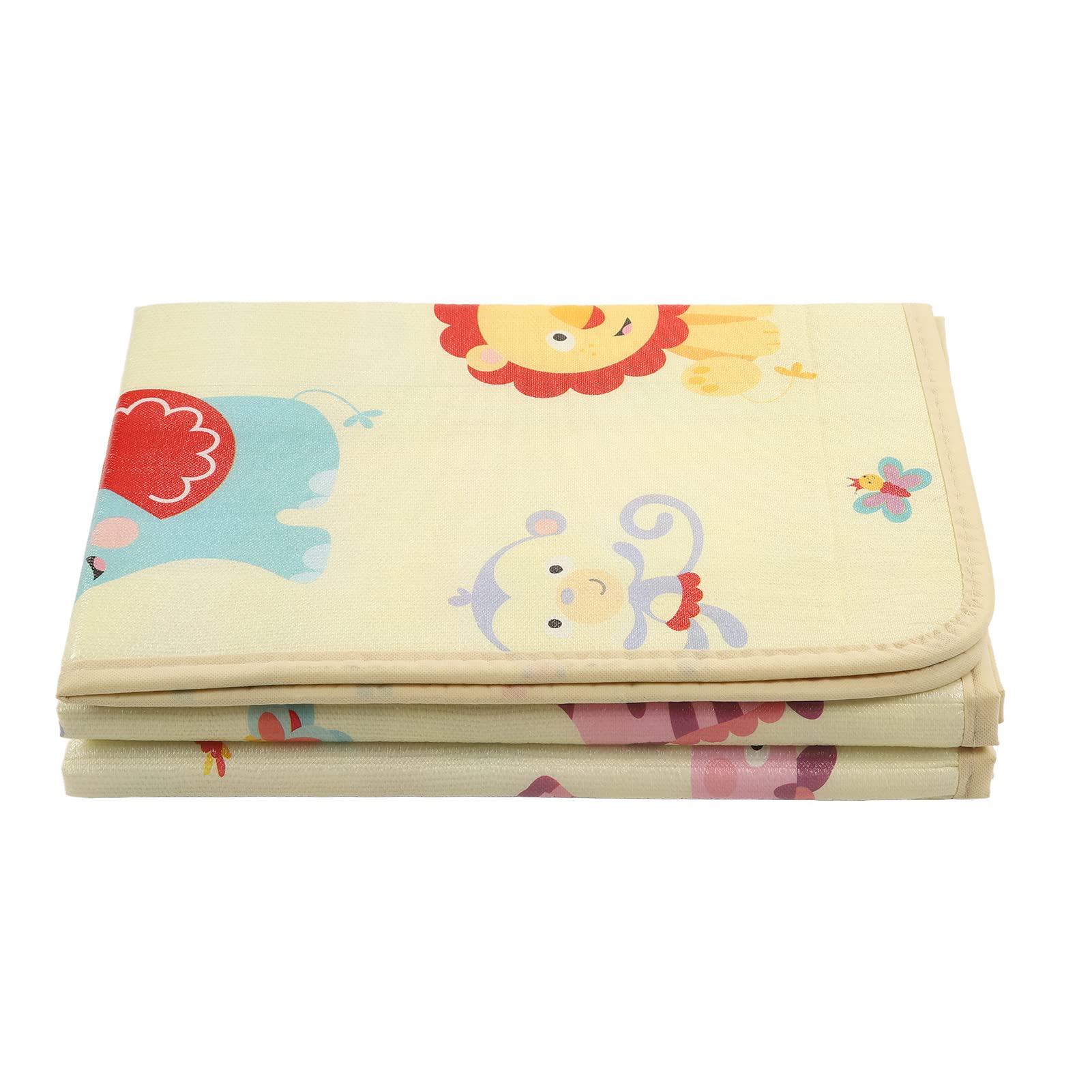 **Foldable Baby Play Mat - Extra Large Waterproof Crawling Mat for Toddlers & Infants - Non-Toxic, Odorless & Dirt-Resistant Activity Playmat for Home, Nursery & Daycare Use**    *(Use Cases: Perfect for playtime, tummy time, crawling practice, and safe floor activities at home, daycare, or outdoor adventures!)*