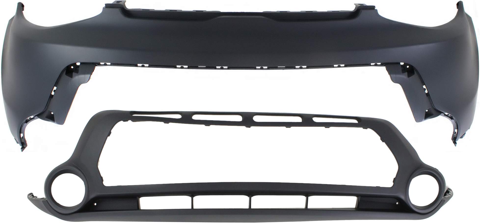 Garage-Pro Bumper Cover for 2014-2016 Kia Soul - Front Set of 2 for Auto Repair & Protection