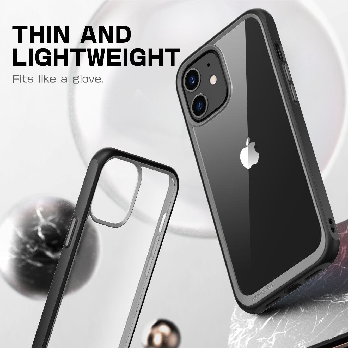 iPhone 12 Mini 5.4 Inch Case - Unicorn Beetle Style Slim Clear Protective Cover with Shock Absorption, Scratch Resistant - Perfect for Everyday Use, Travel & Outdoor Activities
