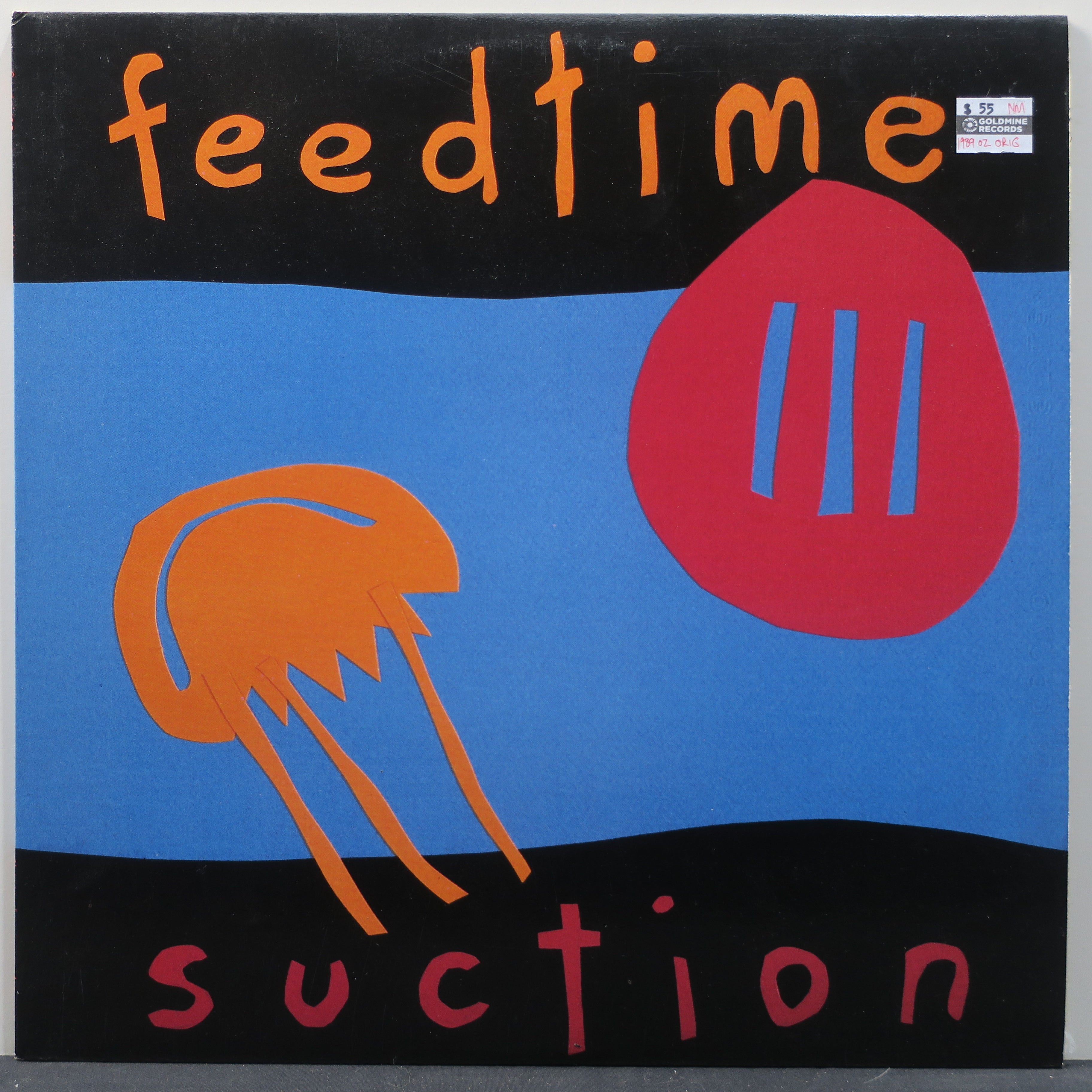 Feedtime 'Suction' 1989 Australian Original Vinyl LP Record - Rare Collectible Punk Rock Album for Music Enthusiasts & Vinyl Collectors