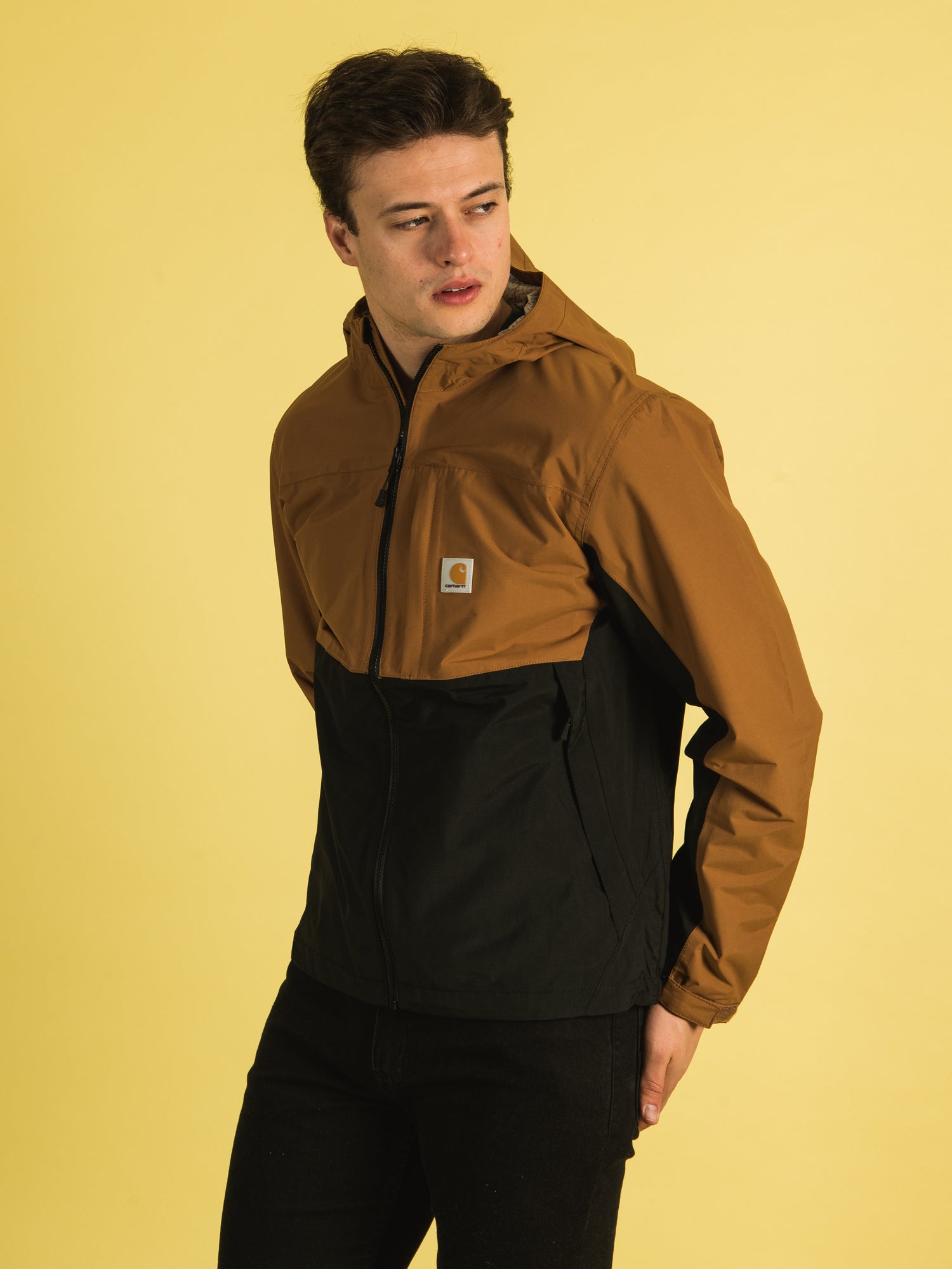 Carhartt Storm Defender Relaxed Fit Packable Jacket - Waterproof Windbreaker for Men & Women - Perfect for Hiking, Camping & Outdoor Activities - Clearance Sale