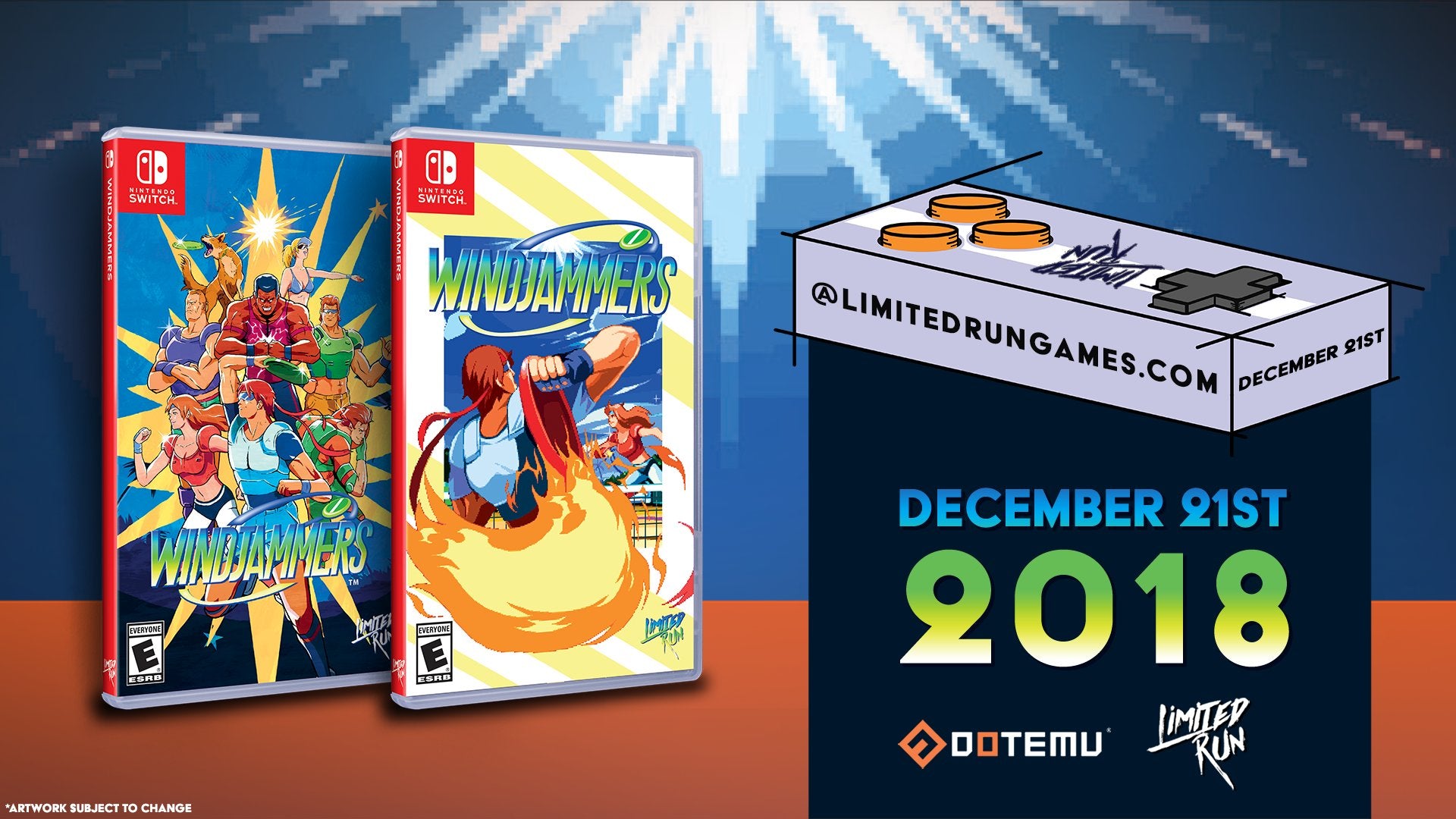 Limited Edition Windjammers for PS Vita - Retro Arcade Sports Game - Perfect for Competitive Gaming & Collectors