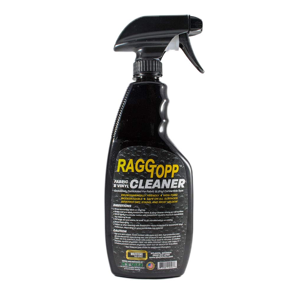 RAGGTOPP Premium Fabric & Vinyl Convertible Top Cleaner - Car Detailing Kit for Soft Top Maintenance & Protection | Perfect for Convertibles, Jeeps & Roadsters