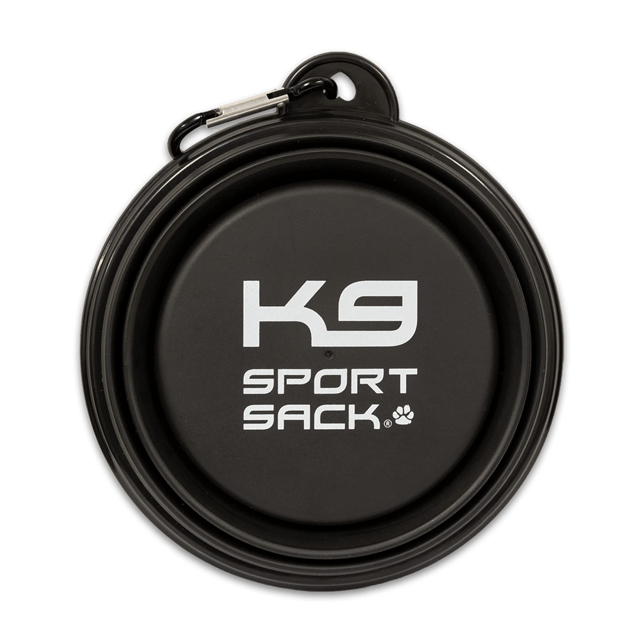 K9 Sport Saucer - Portable Dog Bowl for Walking & Travel, Collapsible Pet Food & Water Dish for Hiking, Camping & Outdoor Adventures
