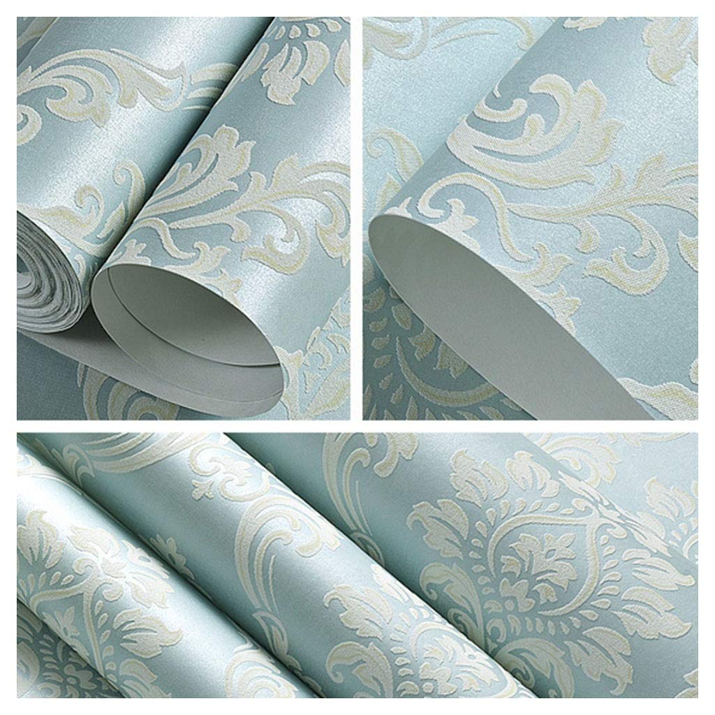 Non-Woven 3D Embossed Wallpaper for Home & Commercial Use - Perfect for Bedrooms, Restaurants, Clothing Stores & Wedding Room Decor