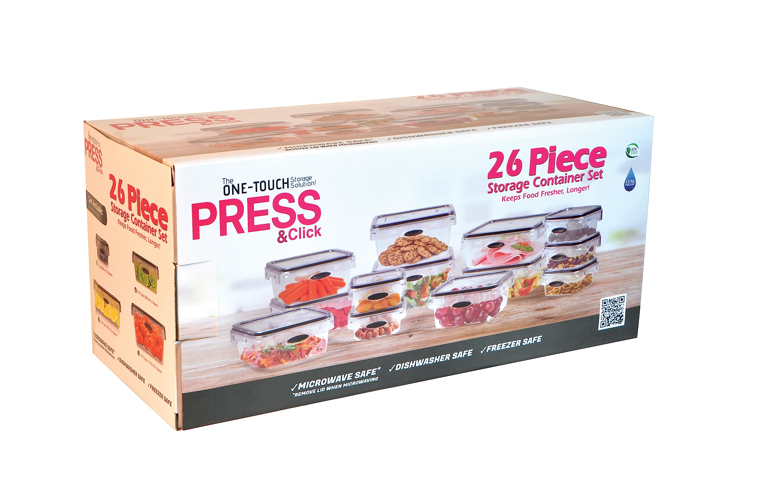 Airtight Food Storage Containers with Lids - 12-Piece BPA-Free Plastic Meal Prep Set for Kitchen & Pantry Organization | Leak-Proof, Microwave & Dishwasher Safe | Perfect for Meal Prep, Leftovers & Food Storage