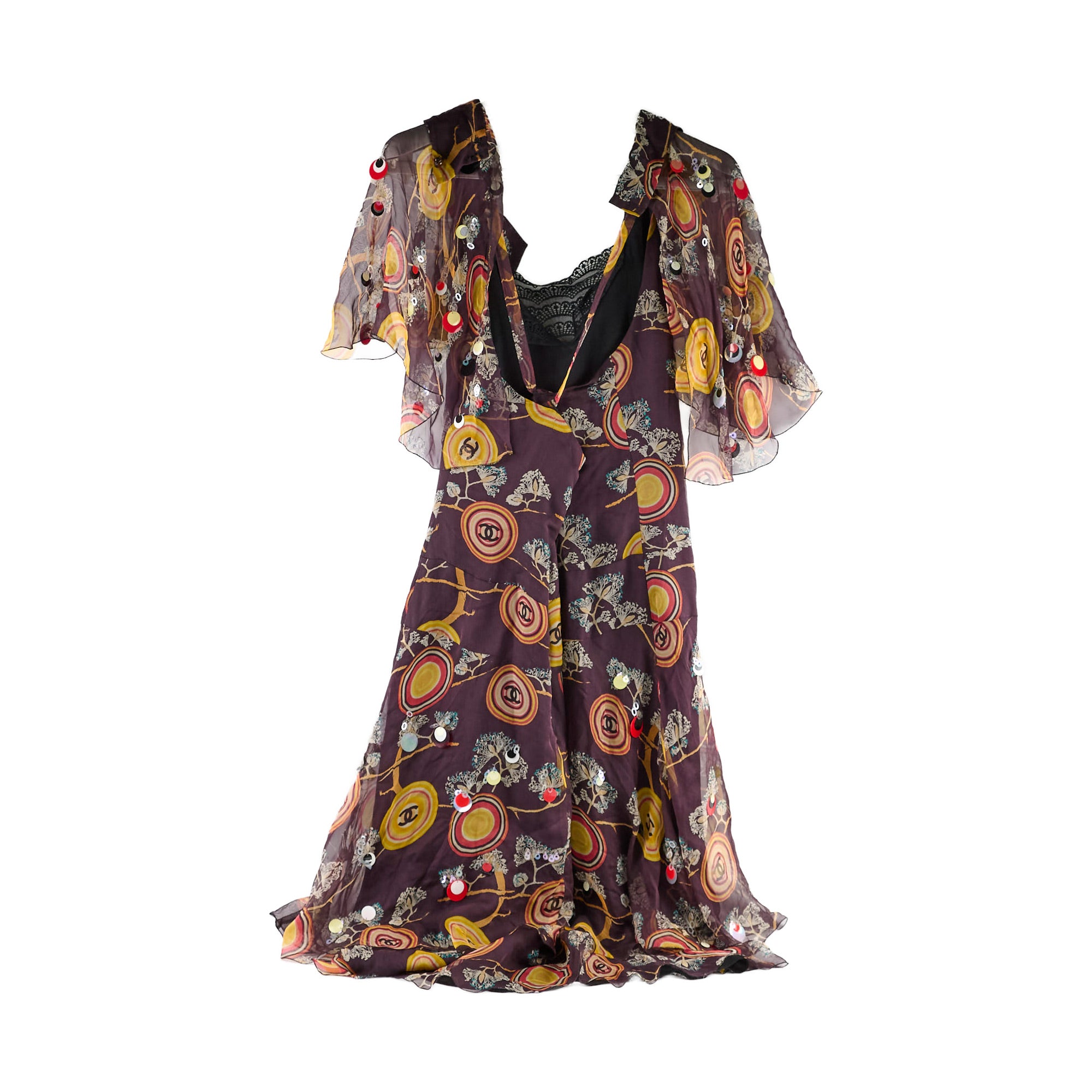 Chanel-Inspired Floral Silk Summer Dress for Women - Elegant & Breathable for Parties, Weddings & Beach Vacations