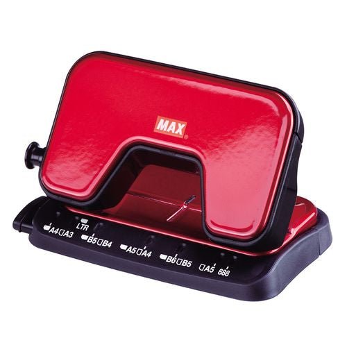 SCOOVA Heavy Duty Hole Punch - MAX Series for Office, School & Crafting - 3-Hole Punch for Binders, Paper & Documents | Perfect for Organizing Files, DIY Projects & Classroom Supplies