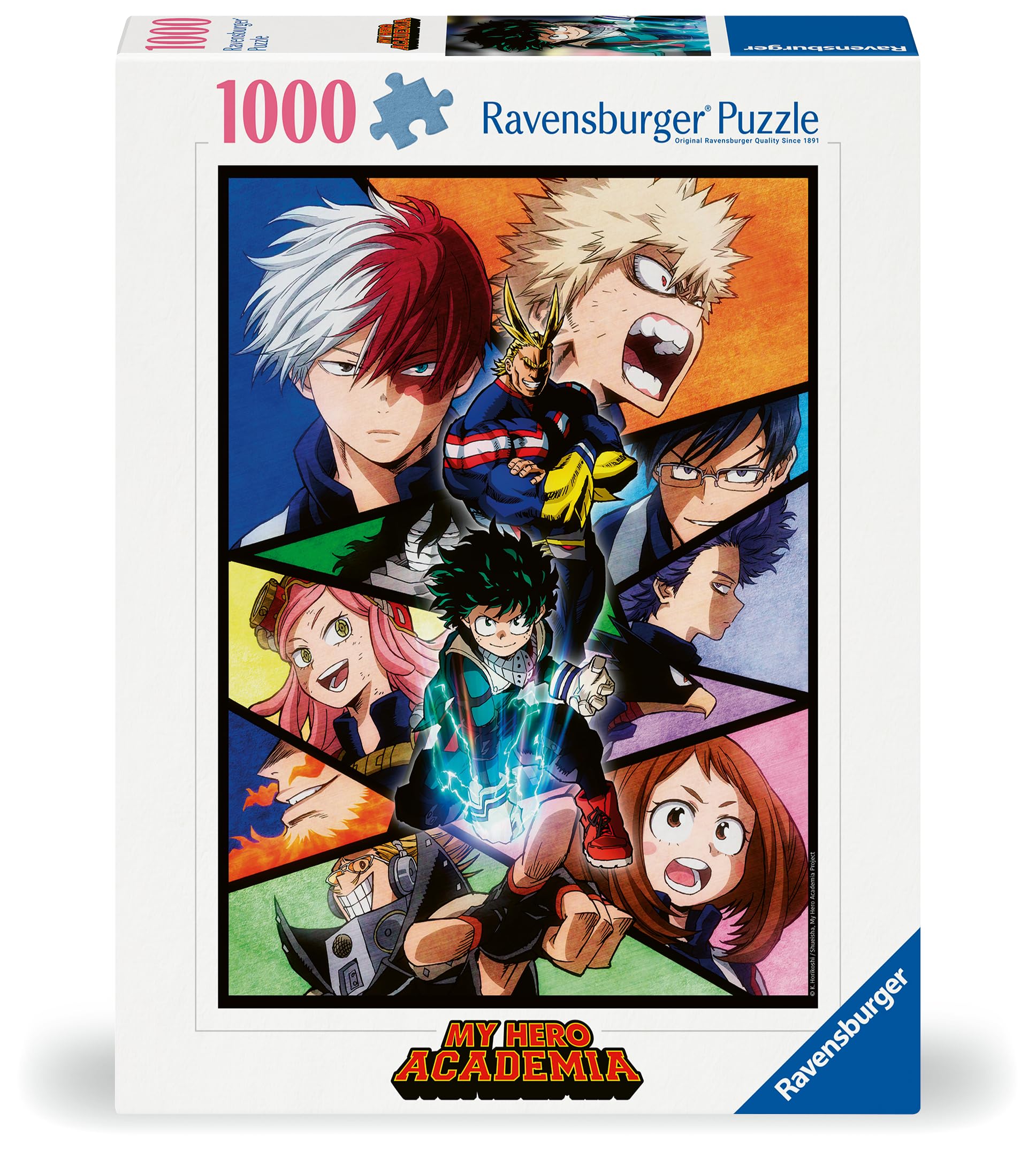 Ravensburger 1000 Piece My Hero Academia Anime Jigsaw Puzzle for Adults & Teens Ages 14+ - Collectible Japanese Manga Puzzle for Home Decor, Game Night & Gift Giving