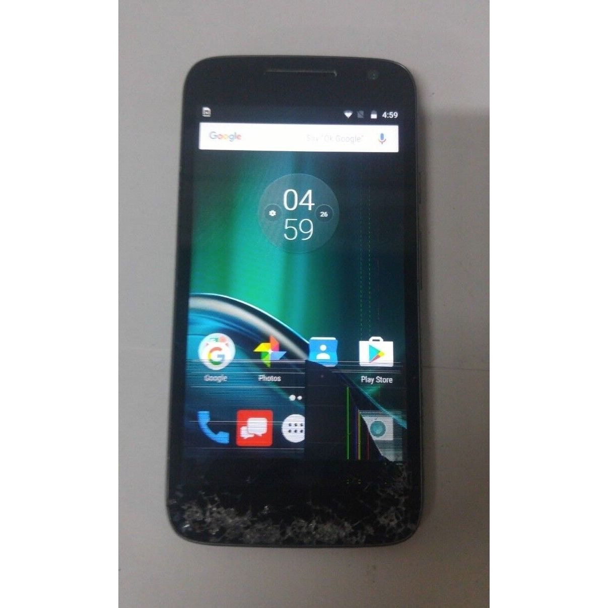 Motorola Moto G 16GB Unlocked Smartphone - Black | 4G LTE Android Phone with Long Battery Life | Perfect for Travel, Work & Everyday Use