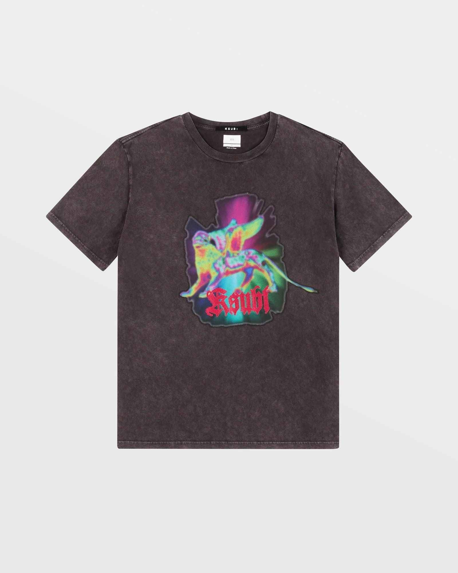 KSUBI Griffin Kash SS Tee Acid Black - Men's Short Sleeve Graphic T-Shirt for Casual Wear & Street Style
