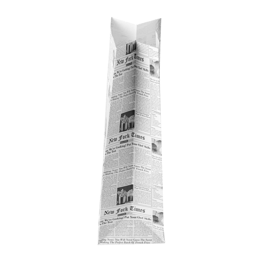 Eco-Friendly Newsprint Paper Bags - 8 lb, 6 x 4 x 11.75 Inches, 100 Count Box - Perfect for Retail Packaging, Grocery Shopping & Gift Wrapping