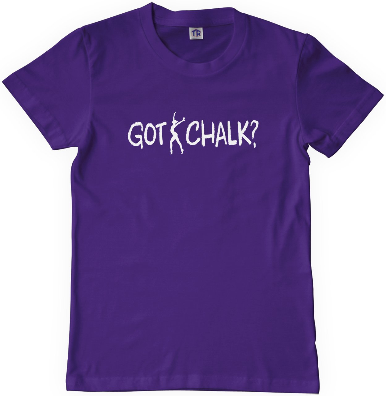 Threadrock Big Girls' Got Chalk Gymnastics Youth T-Shirt - Comfortable Athletic Tee for Young Gymnasts - Perfect for Training, Competitions & Team Spirit