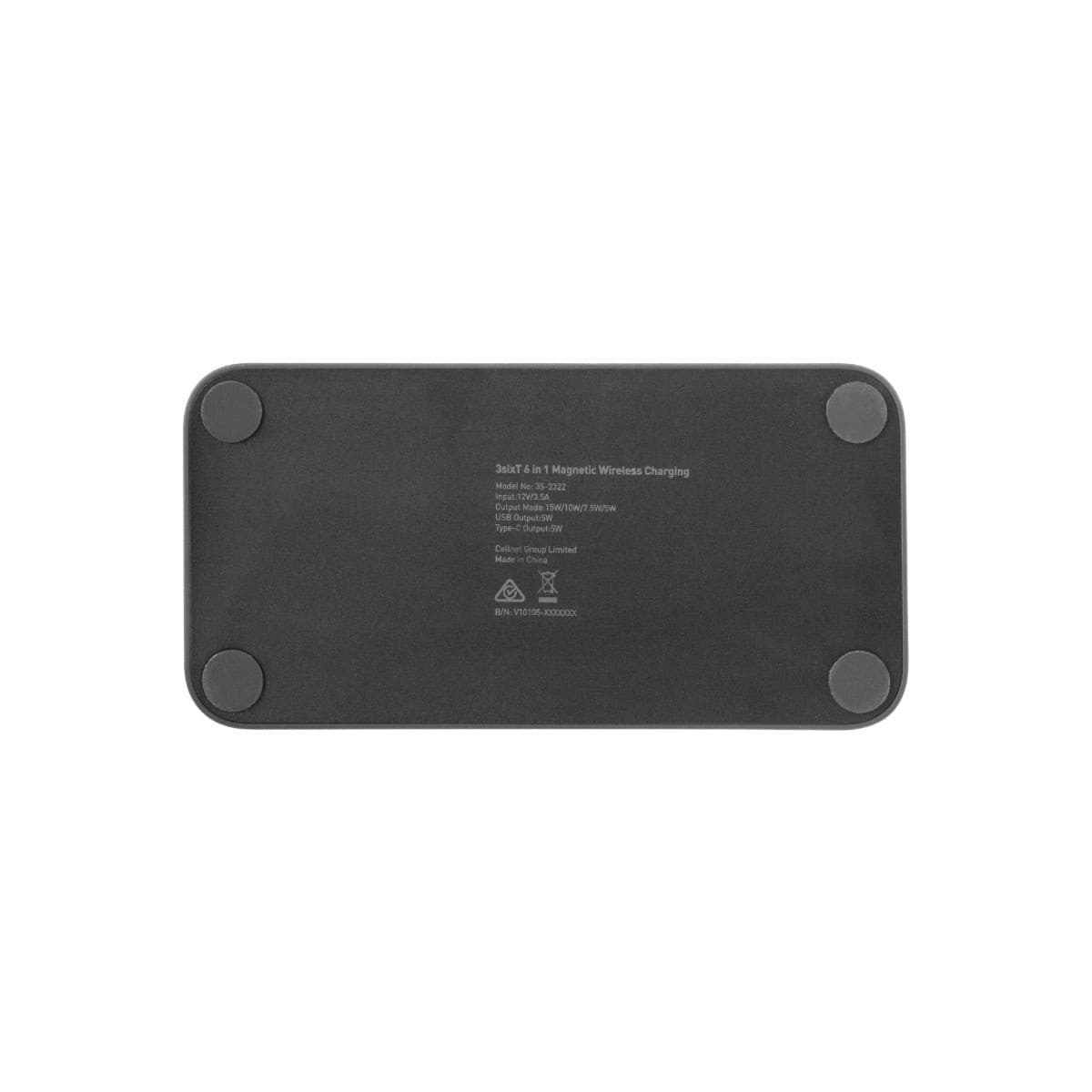 3sixT 5-in-1 Magnetic Wireless Charger Stand - Fast Charging for iPhone 15/14/13, Samsung Galaxy, AirPods - Perfect for Home, Office & Travel