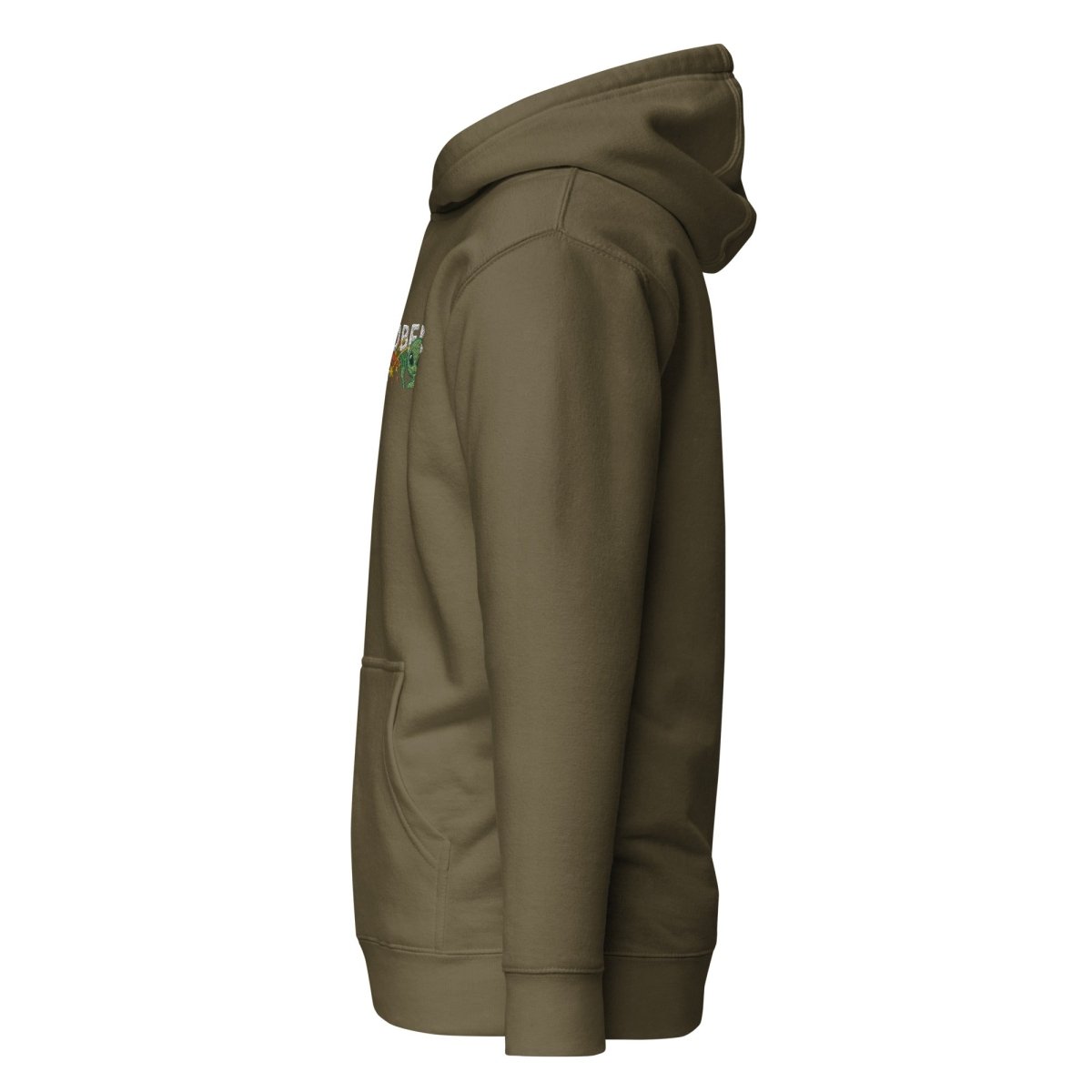 Galactic Sobriety Alien Embroidered Unisex Hoodie - Trendy Streetwear for Men & Women - Perfect for Casual Outfits, Cosplay, and Sci-Fi Conventions