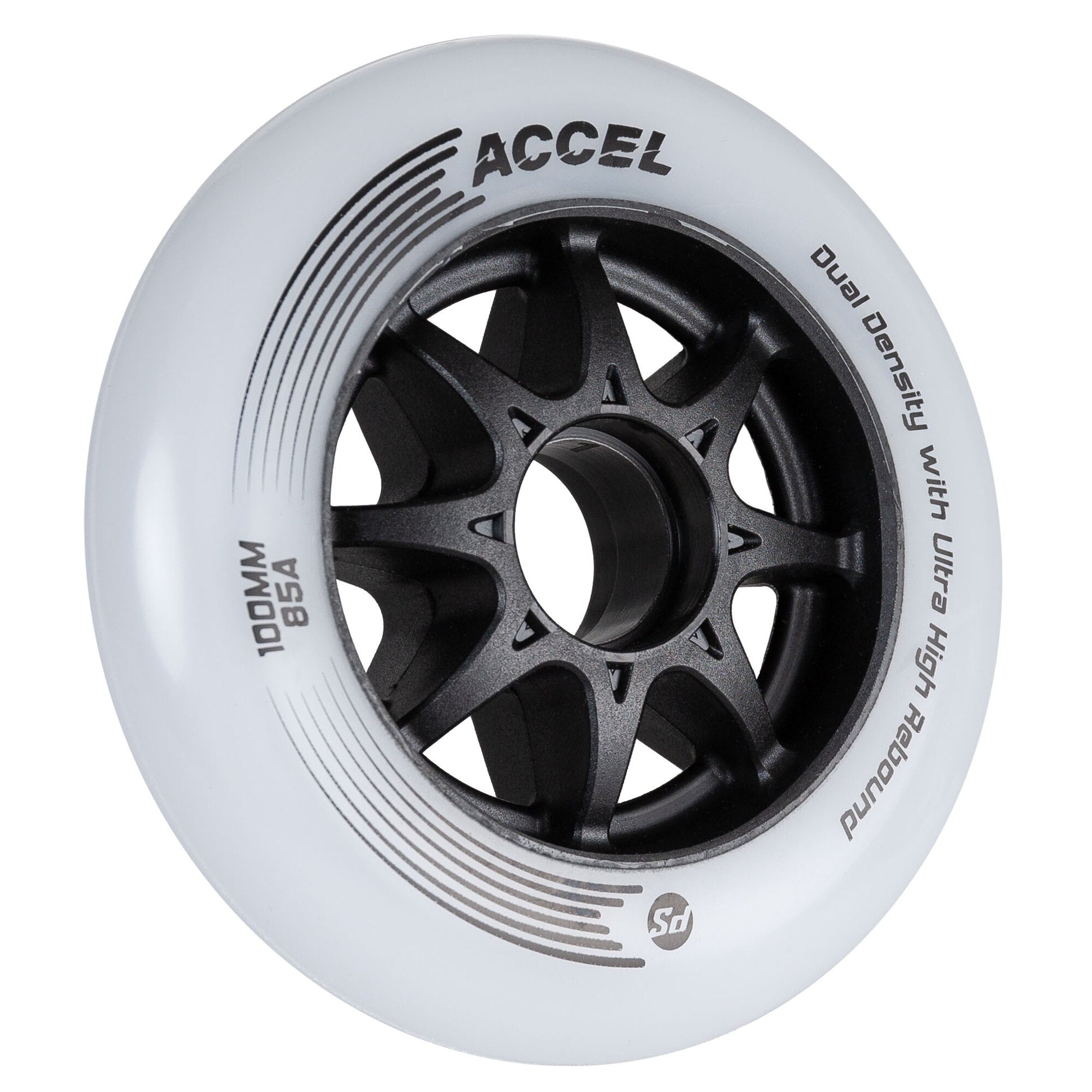 ACCEL 100mm 85A Skateboard Wheels - 8 Pack for Smooth Cruising & Street Skating | High-Performance Wheels for Longboard & Skateboard Enthusiasts