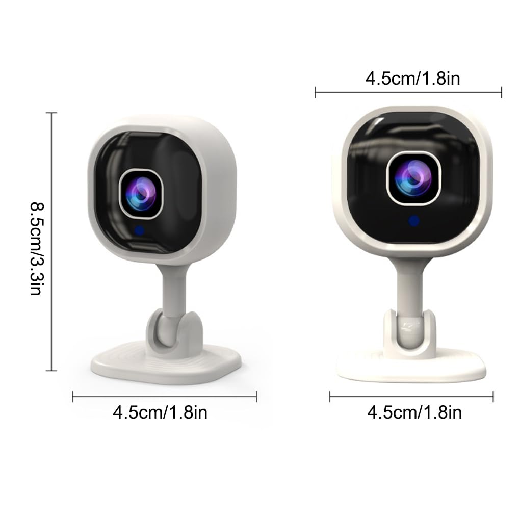 Lopituwe Mini Wireless Security Camera - 1080P HD, Wide-Angle Lens, WiFi Surveillance, Easy Installation | Indoor/Outdoor Home Monitoring, Baby/Pet Camera, Office Security
