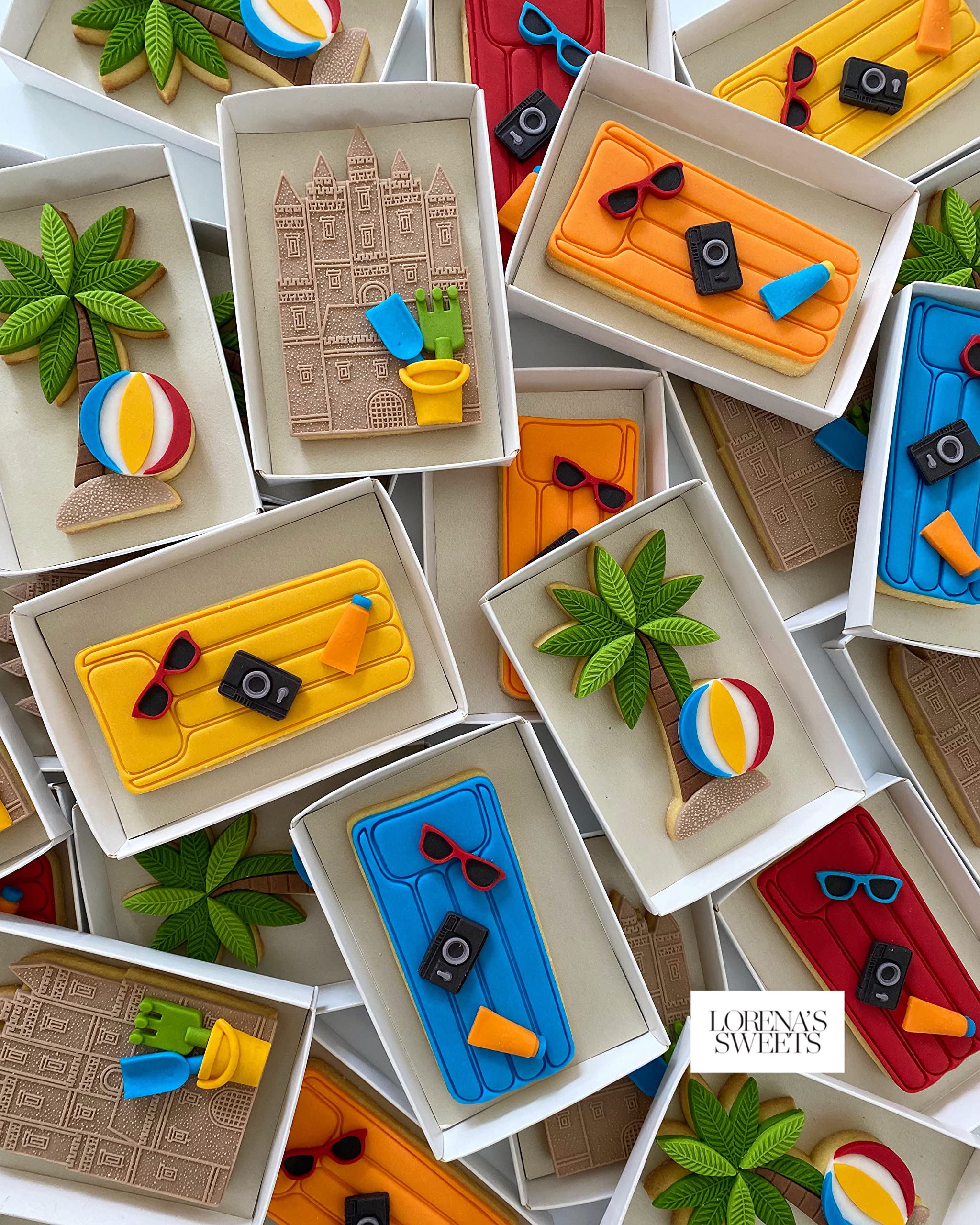 Lorena's Sweets Sunny Summer Cookie Decoration Kit - DIY Baking Supplies for Summer Parties, Baby Showers & Holiday Treats