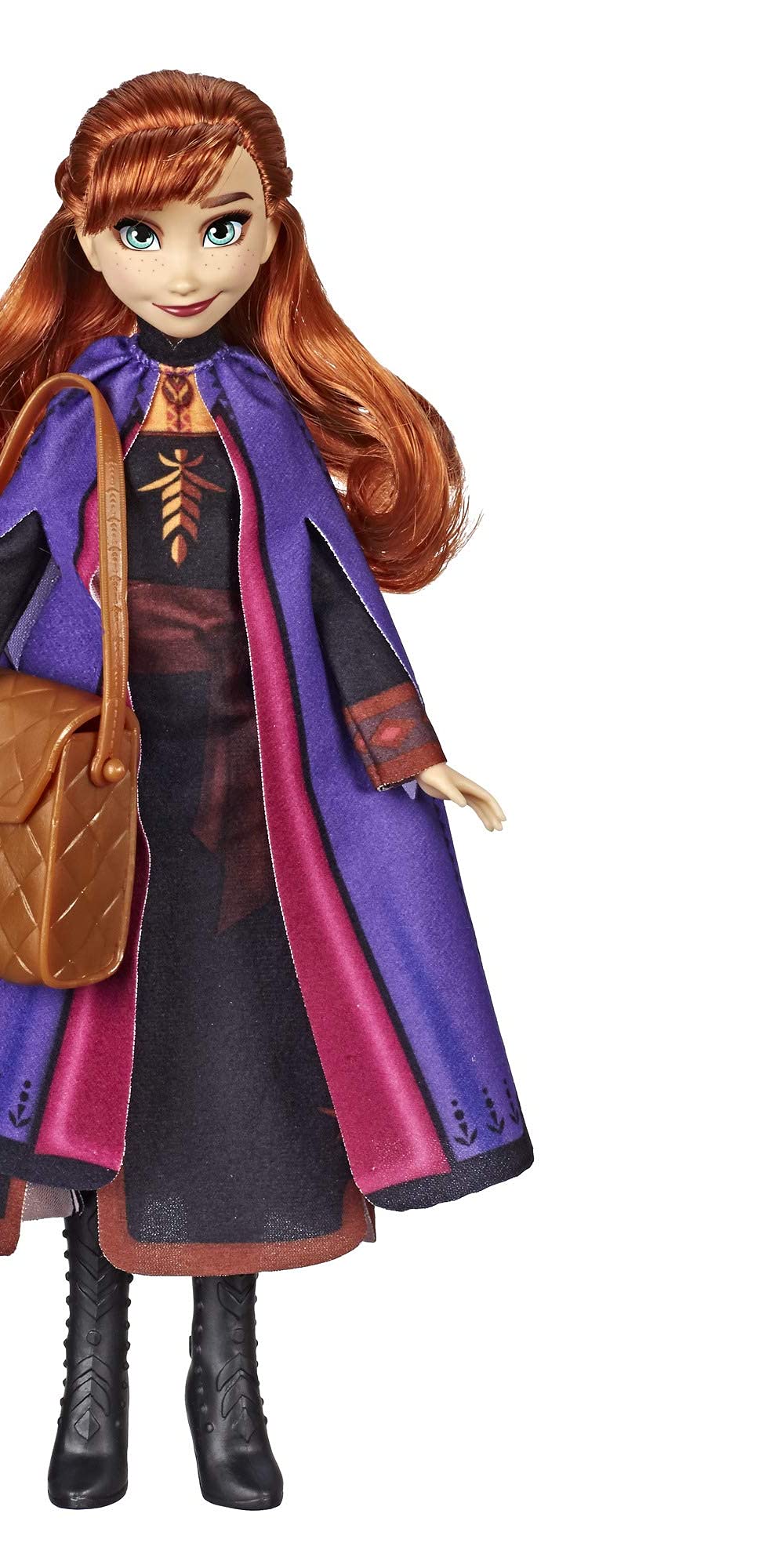 Disney Frozen Anna Doll with Buildable Olaf Figure & Backpack Accessory - Inspired by Frozen 2 Movie - Perfect Gift for Kids Birthday & Christmas Playtime