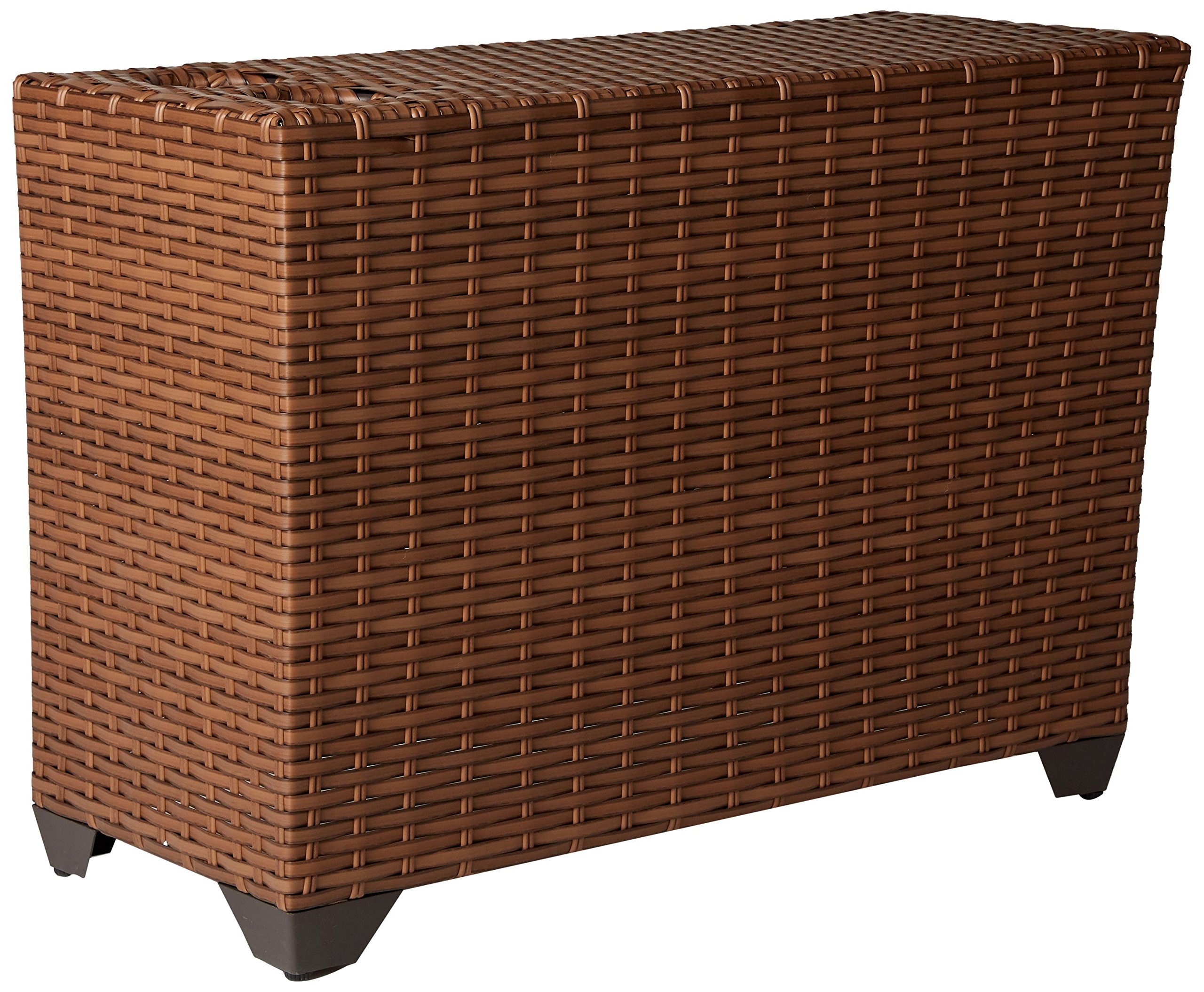TK Classics Laguna Cup Table in Caramel - Stylish Side Table for Living Room, Bedroom, or Patio Decor
