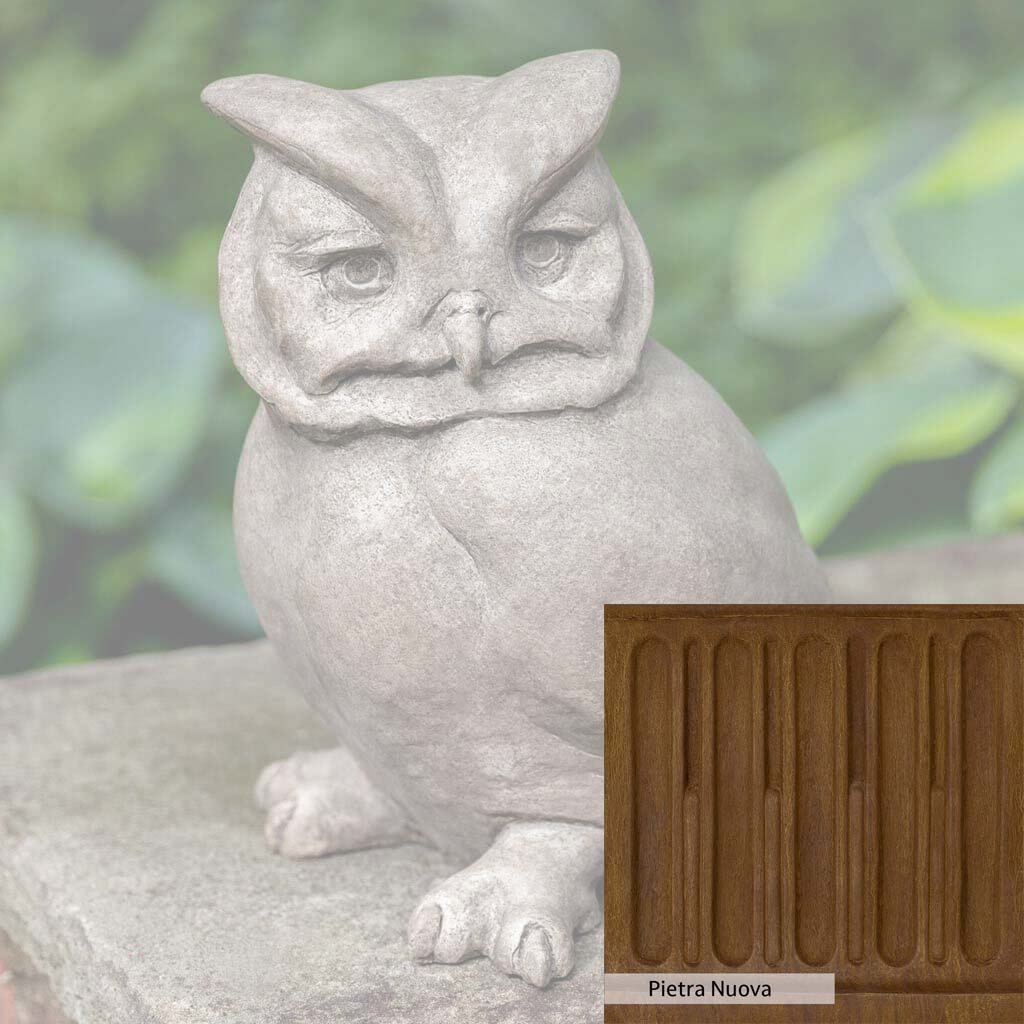 Campania International Hoot Owl Garden Statue - Outdoor Decor for Patio, Lawn & Garden Decorations