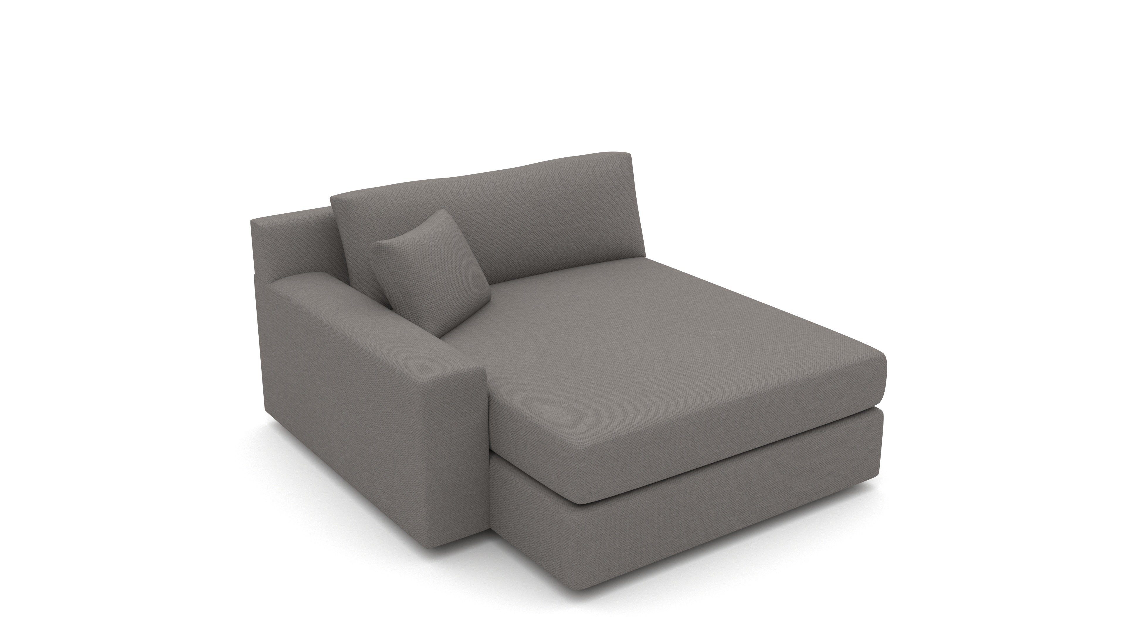 Lago Vista Laf Chaise Lounge Chair - Modern Outdoor Patio Furniture for Poolside, Garden, and Backyard Relaxation