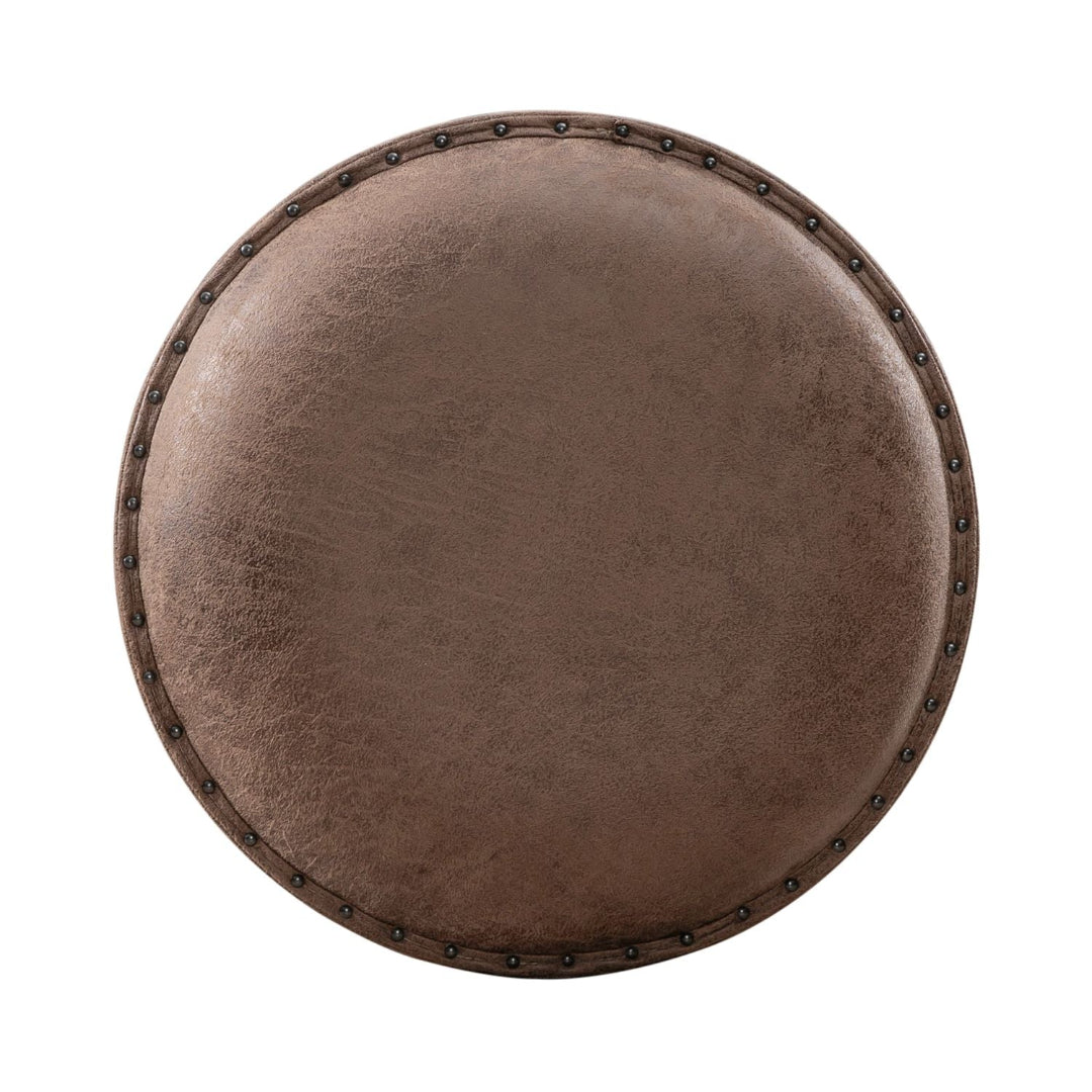 Paradise Valley Upholstered Stool - Modern Accent Stool with Cushioned Seat for Bedroom, Living Room & Entryway - Stylish Home Decor Furniture