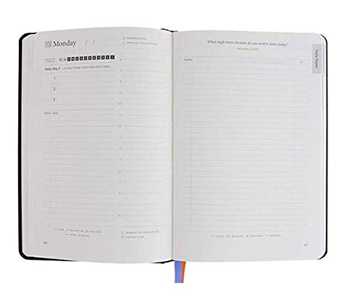 Full Focus Planner 2019 - Premium Black Hardcover Daily Planner & Productivity Journal for Goal Setting, Time Management - Perfect for Professionals, Students & Entrepreneurs