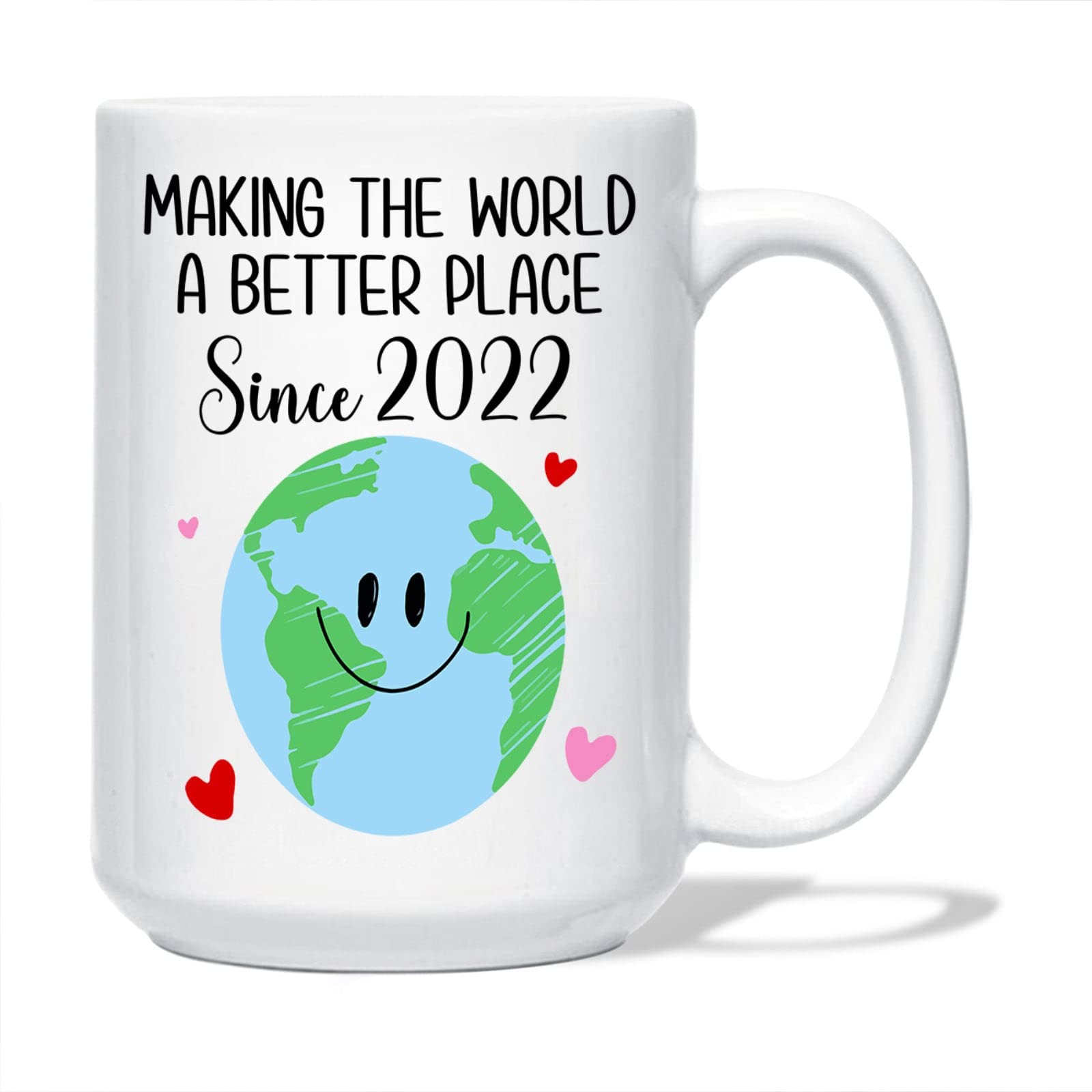 **Personalized Birthday Coffee Mug - Custom Year & Name 11oz/15oz Ceramic Cup - Unique Gift for Women & Men - Ideal for Coffee, Tea, Hot Chocolate - Perfect for Birthdays, Anniversaries, Office Gifts**