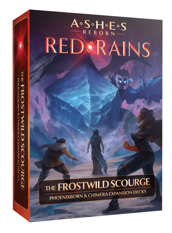Ashes: Rise of the Phoenixborn Reborn — Red Rains & The Frostwild Scourge | Board Game Expansion for Fantasy Strategy Lovers | Perfect for Game Nights & Competitive Play