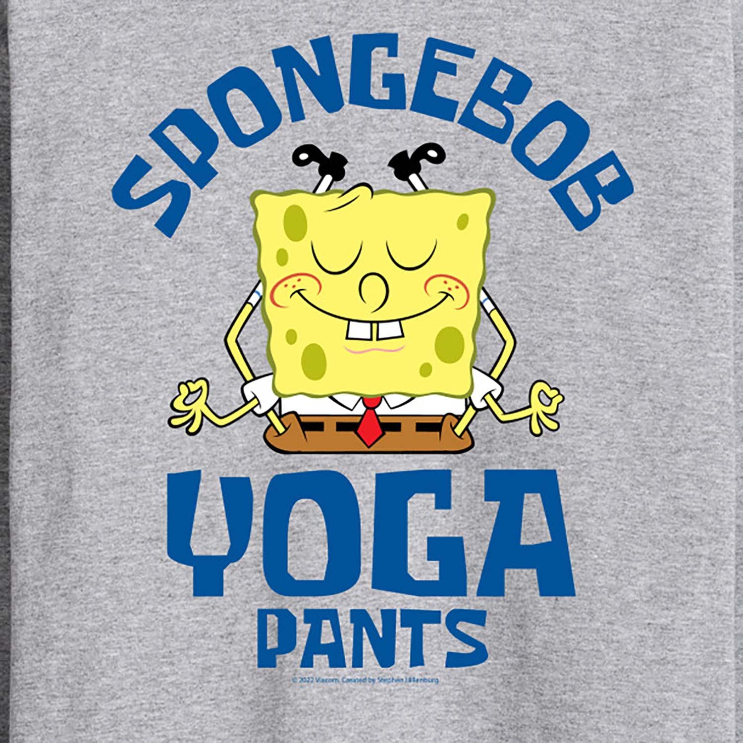 HYBRID APPAREL Spongebob Squarepants Yoga Pants - Men's Long Sleeve T-Shirt - Cartoon Character Workout & Lounge Wear for Fans