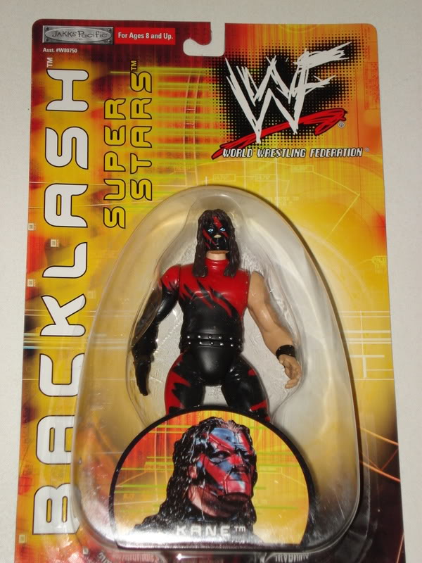 2000 WWF Jakks Pacific Backlash Series 2 Kane Action Figure - Exclusive Collectible for Wrestling Fans & Toy Collectors - Perfect for Display, Play, and WWE Memorabilia Collections
