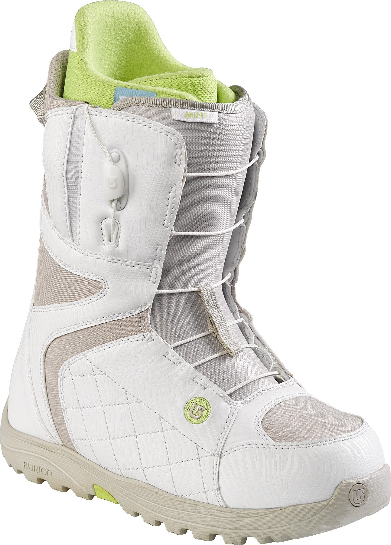 Burton Mint Black & Pink Snowboard Boots - Women's Size 8 - Waterproof Winter Boots for Snowboarding & Cold Weather Activities