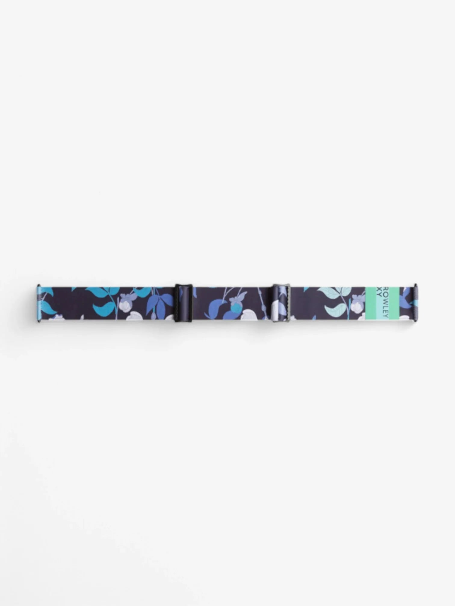 ROXY X Rowley Rosewood Snow Goggles - Yellow Violet Floral Print for Skiing & Snowboarding | UV Protection & Anti-Fog Lens