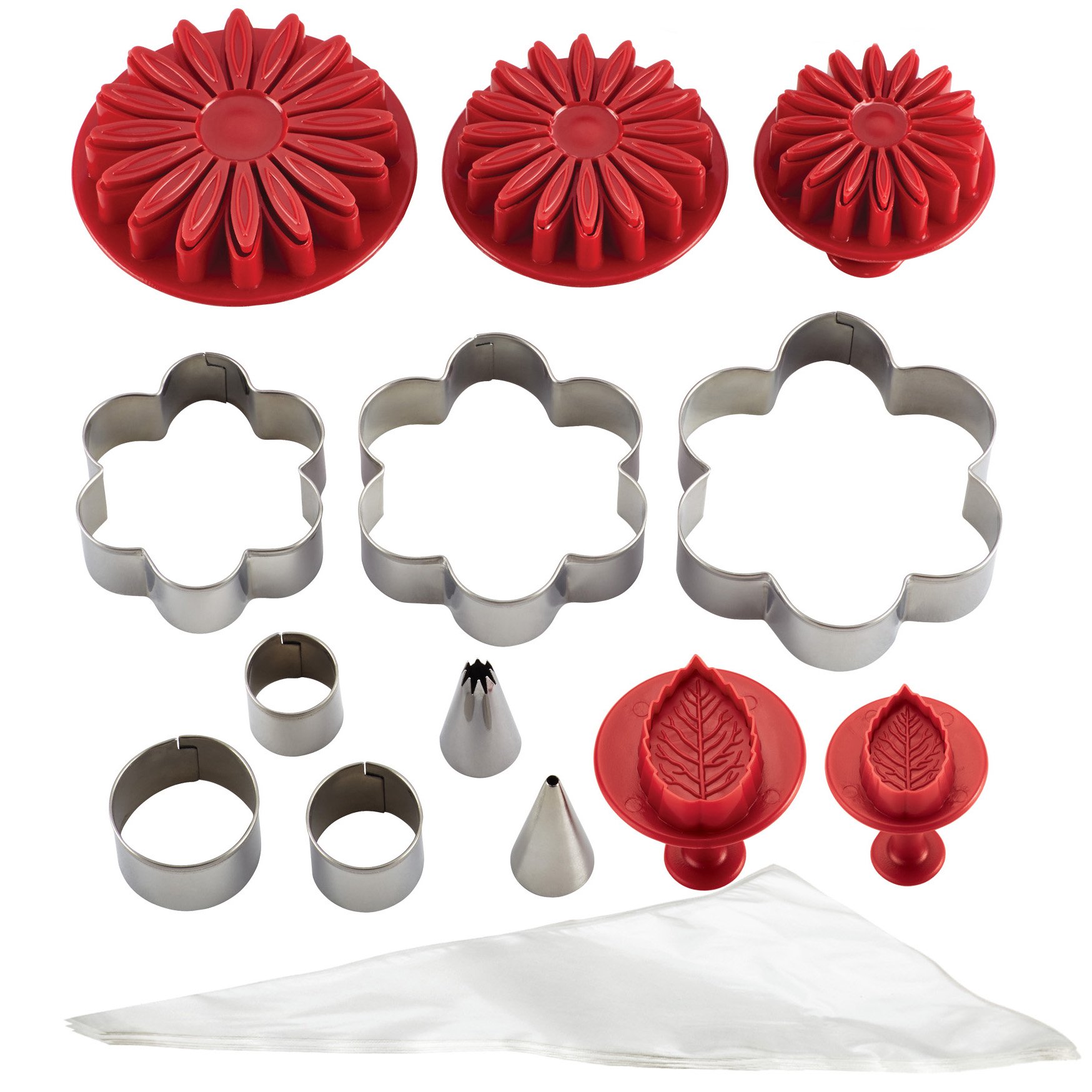Cake Boss Flower Cake Kit - DIY Cake Decorating Kit for Birthday, Wedding & Special Occasions | Easy to Use Baking Supplies for Homemade Cakes