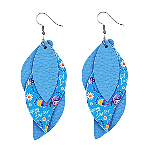 Trendy Easter Party Earrings for Women - Creative Fashion Stud Earrings JKRED108 (One Size) - Perfect for Easter Celebrations, Holiday Parties & Festive Occasions