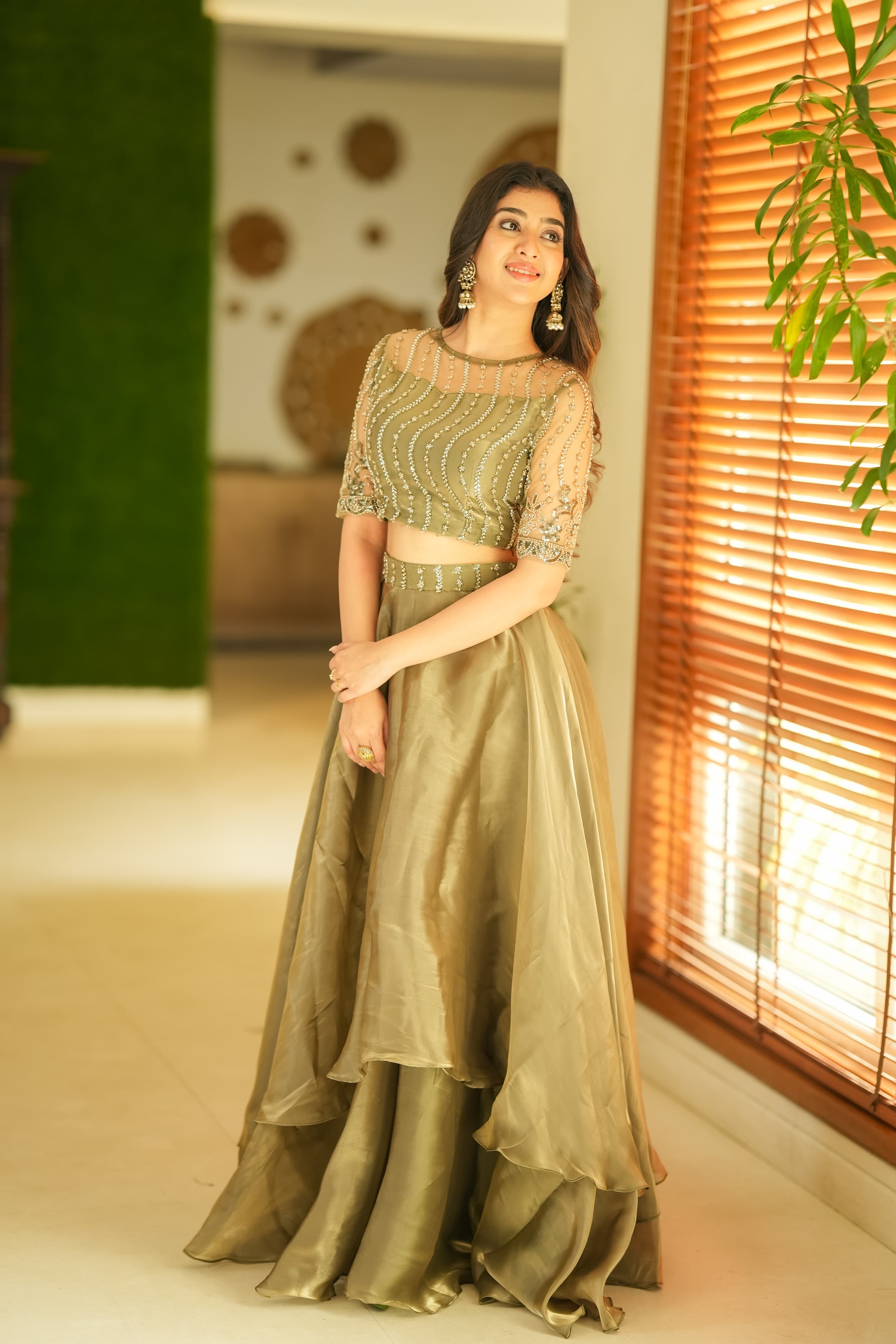 Pragya Premium Party Wear Crop Top & Skirt Set - Elegant Women's Outfit for Night Out, Club, Dinner Date & Special Occasions