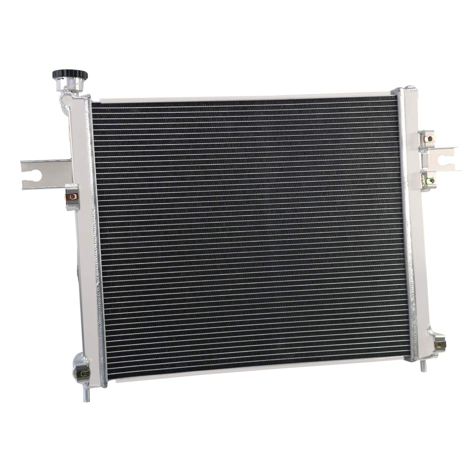 3 Row Aluminum Radiator for 2005-2010 Jeep Commander & Grand Cherokee 3.7L 4.7L 6.1L V8 - High Performance Cooling Upgrade for Off-Road & Towing