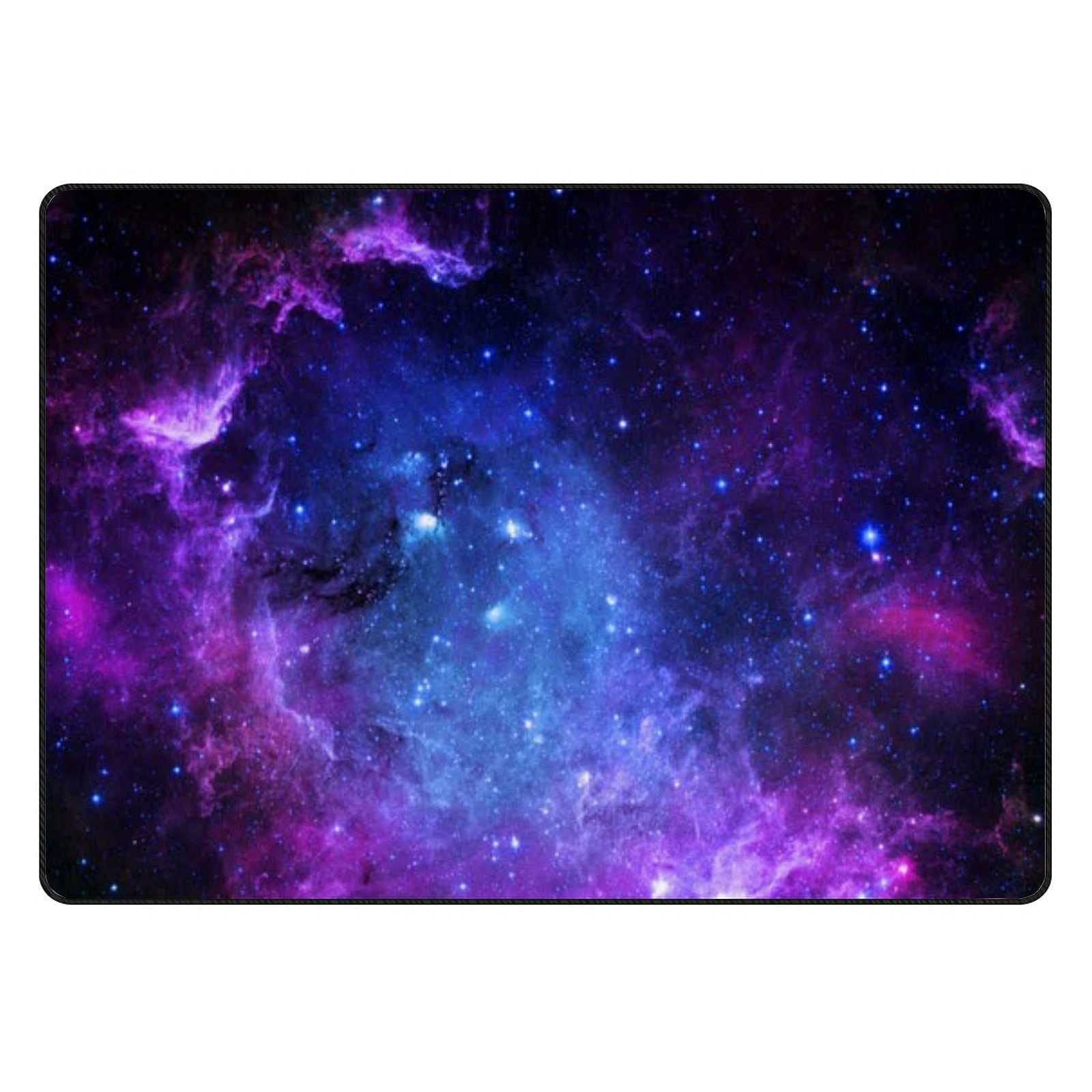 Non-Slip Starfield Bath Rug - Super Absorbent Microfiber Velvet Bathroom Mat (36x24 Inch) - Soft Shower Floor Carpet for Bathroom, Entryway & Front Door - Perfect for Wet Areas & Home Decor
