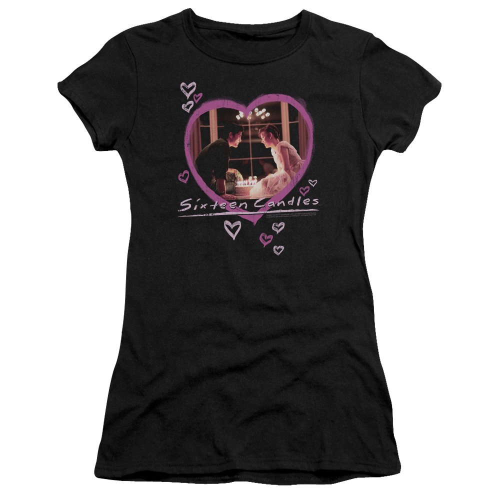 Trevco Sixteen Candles Movie Juniors' Sheer Fitted T-Shirt | 80s Retro Vintage Style Cotton Tee | Perfect for Birthday Parties & 80s Theme Events