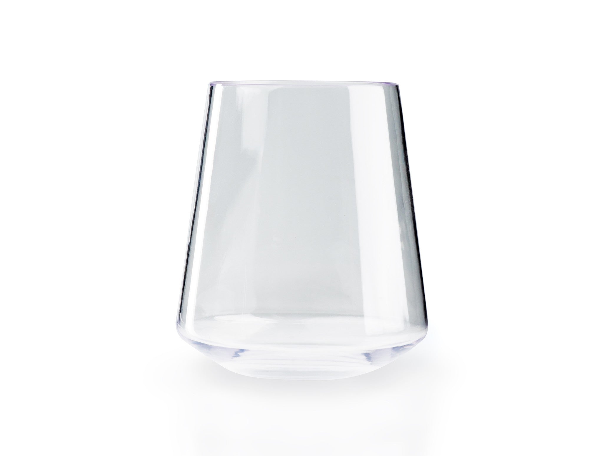 Premium Stemless Wine Glasses Set - Shatterproof Crystal Clear 16oz Tumblers for White Wine, Cocktails & Beverages - Perfect for Parties, Weddings & Home Entertaining