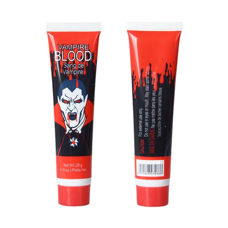 Halloween Fake Blood - Premium Cosplay Blood Props for Horror Makeup, Halloween Decorations & Special Effects | Realistic Fake Plasma for Costumes, Parties & Scary Movie Nights