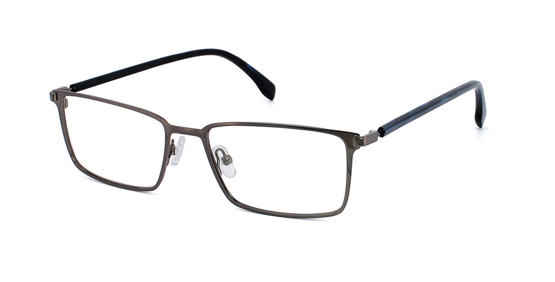 Sleek Low Profile Metal Rectangle Reading Glasses MT 35697 - Lightweight & Durable Eyewear for Reading, Computer Work & Office Use