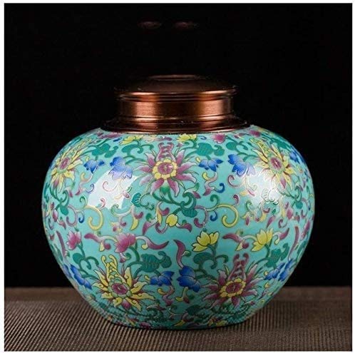 Elegant Cremation Urns for Human Ashes & Pet Ashes - Adult & Children Memorial Urns - Decorative Funeral Containers in Green & Yellow - Perfect for Home Memorials & Funeral Services