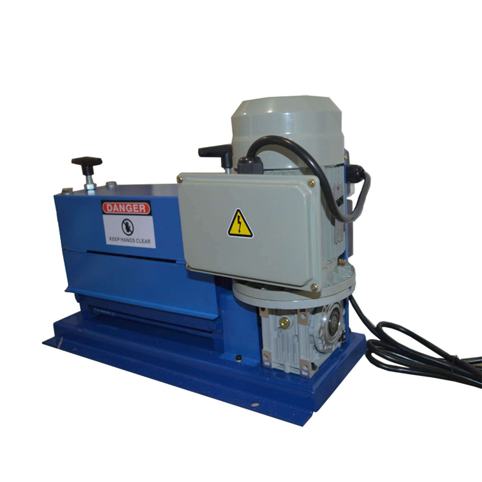 TECHTONGDA Automatic Wire Stripping Machine 110V - Copper Cable Stripper with 11 Channels & 10 Blades (0.06-1.5 Inch) for Scrap Metal Recycling | Perfect for Electricians, DIY Projects & Copper Wire Processing