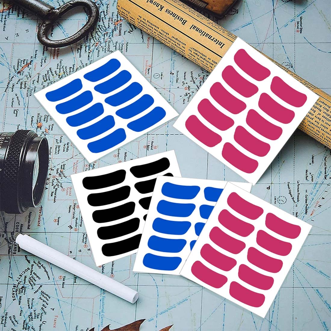 150 Pairs Football Face Stickers - Breathable Under Eye Black Stickers for Sports & Themed Parties | Perfect for Football, Baseball, Softball, Soccer & Lacrosse Fans - Game Day Essentials & Team Spirit Accessories