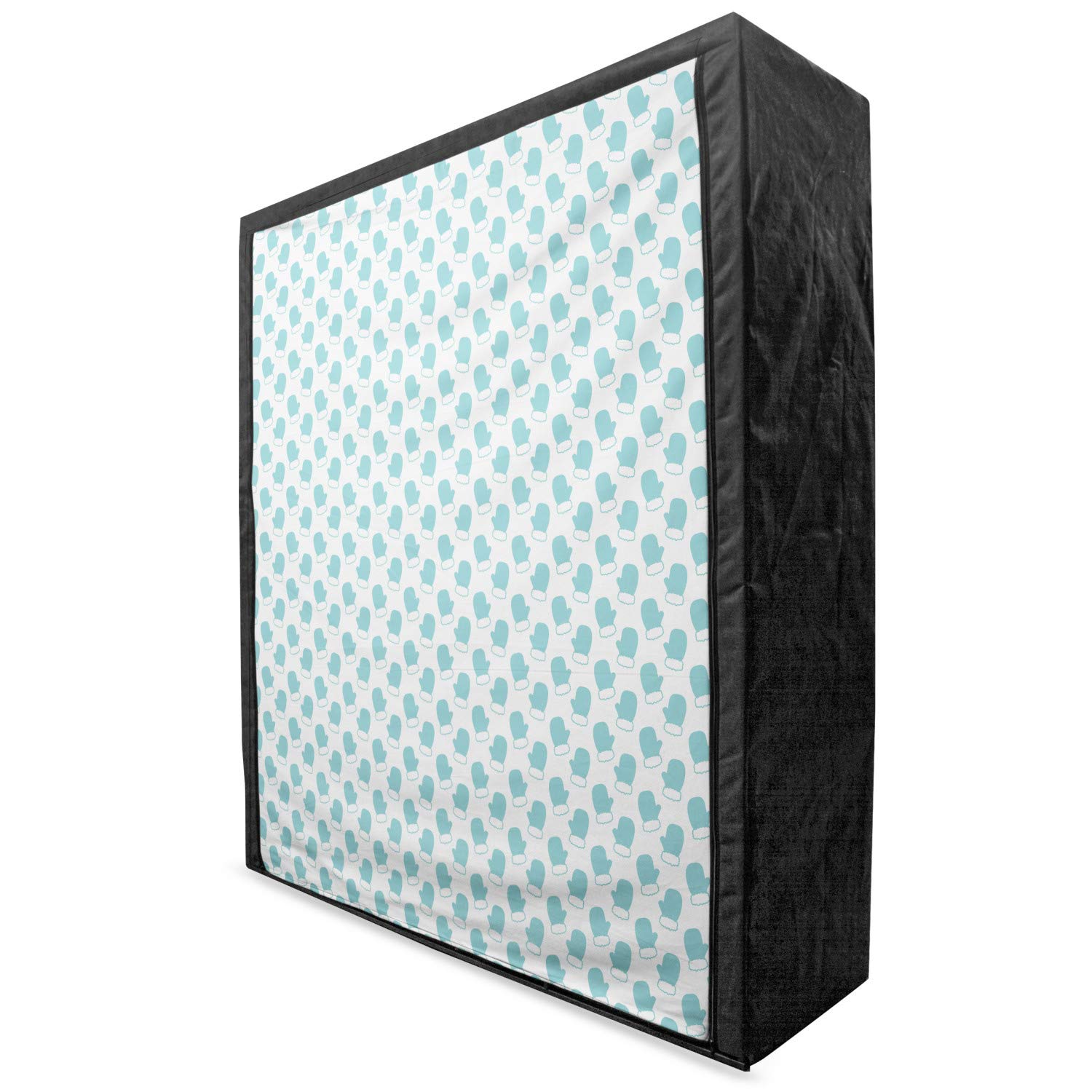 Ambesonne Turquoise Portable Fabric Wardrobe - 59