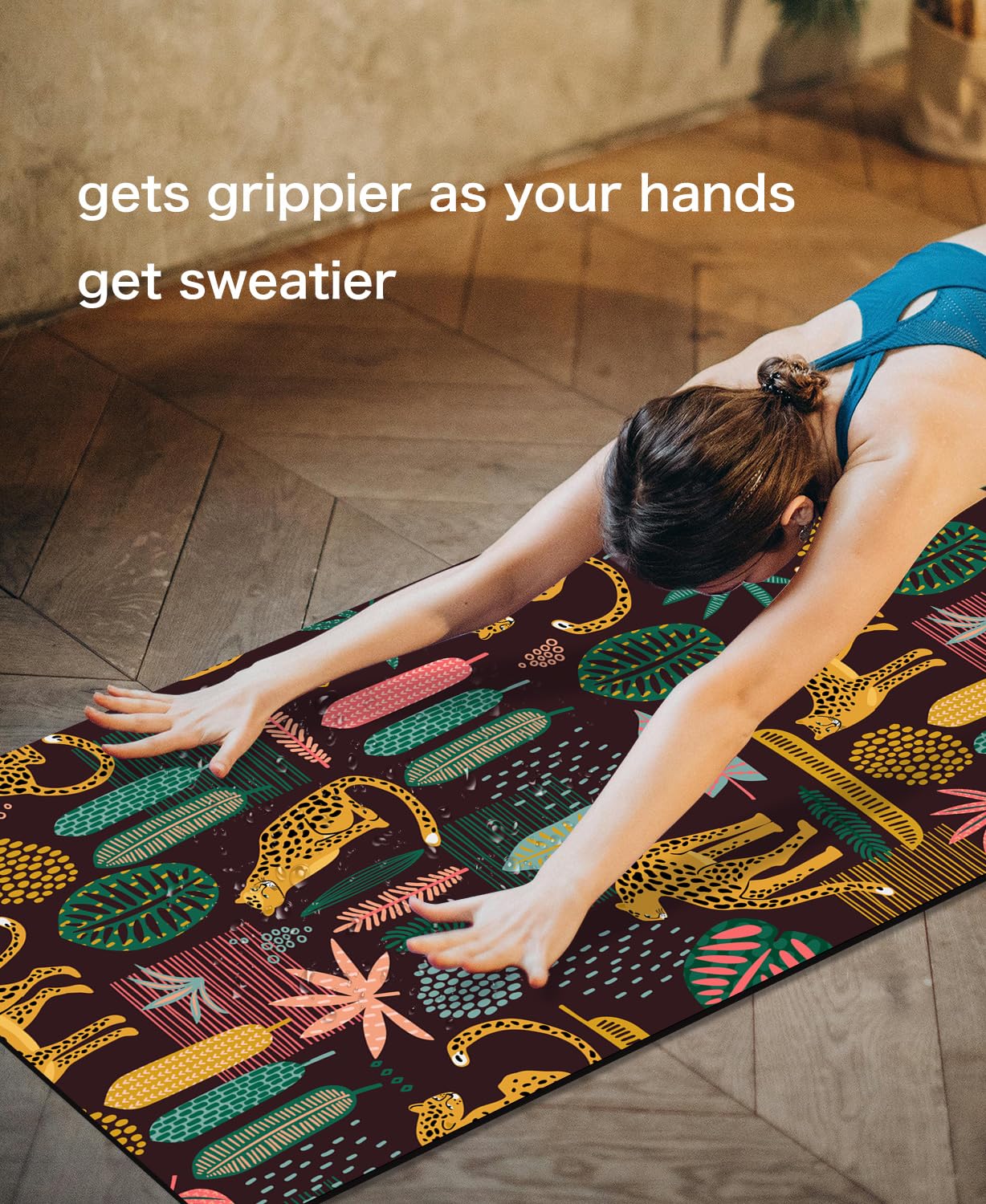 Premium Non-Slip TPE Yoga Mat for Men & Women - Extra Thick 6mm Exercise Mat with Carrying Strap - Ideal for Yoga, Pilates, Gym Workouts & Home Fitness (72